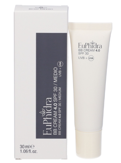 EUPHIDRA BB CREAM 4,0 SPF30 COLORE BC02 MEDIO 30ML